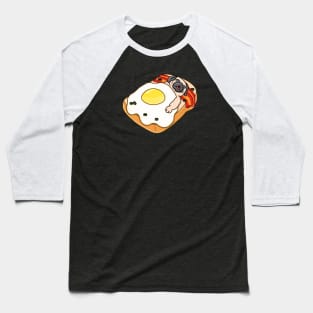 Sleeping Pug Baseball T-Shirt